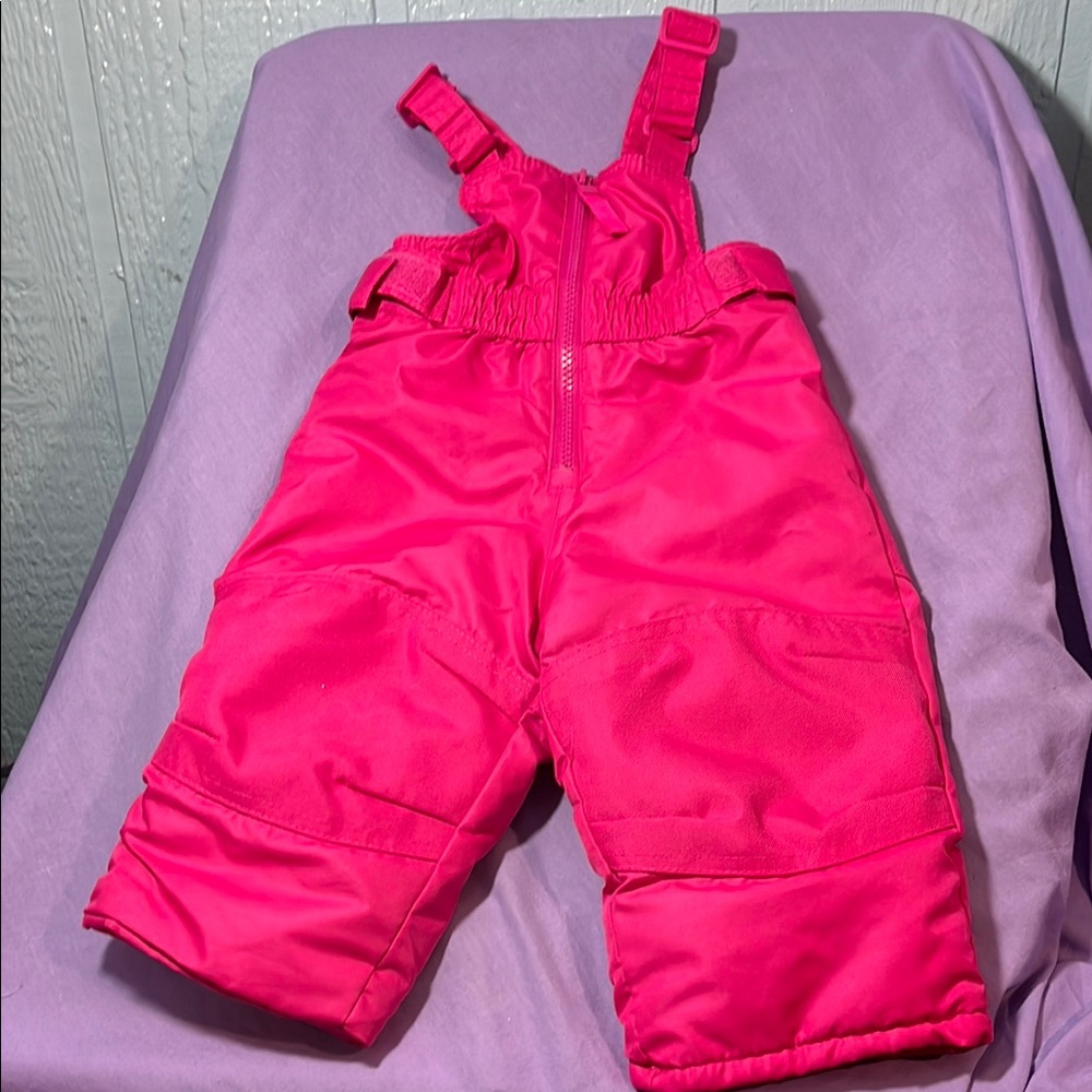 Cat & Jack pink ski pants size 12 months